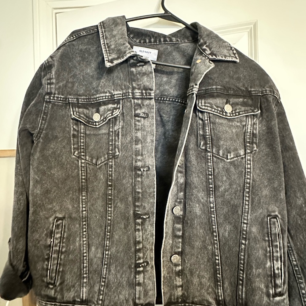 Old Navy Black Denim Jacket